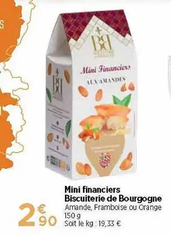 Maximarché Mini Financiers Biscuiterie De Bourgogne offre