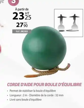 Casal Sport Corde D'aide Pour Boule D'équilibre offre