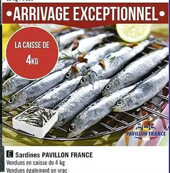 Casino Supermarchés Sardines Pavillon France offre