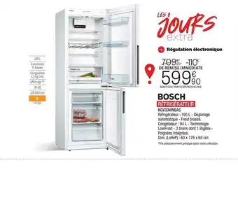 Extra Réfrigérateur Bosch offre