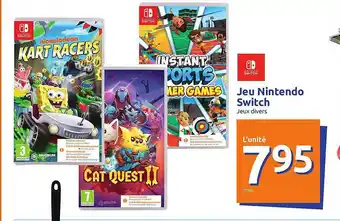 Action Jeu Nintendo Switch offre