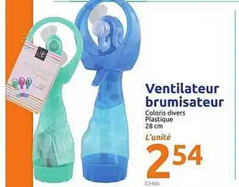 Action Ventilateur Brumisateur offre