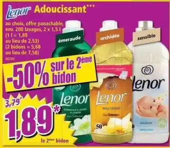 Norma Lenor Adoucissant offre