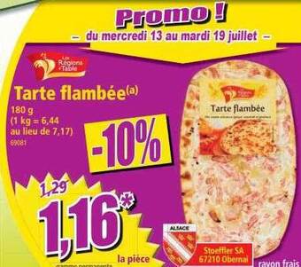Norma Tarte Flambée offre