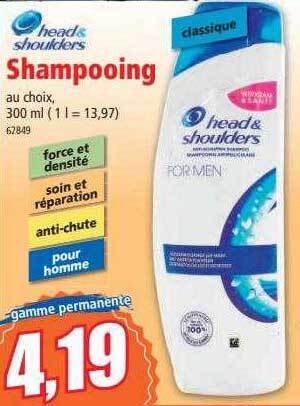 Norma Head & Shoulders Shampooing offre