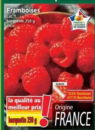 Norma Framboises offre