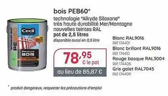 Bois Peb60 Cecil