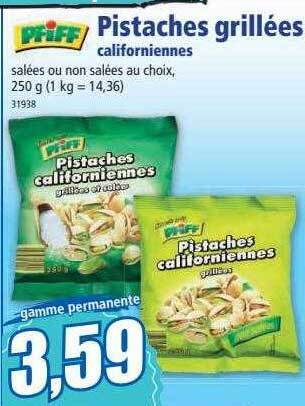 Norma Pfiff Pistaches Grillées offre
