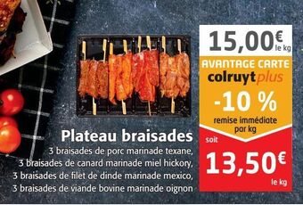 Colruyt Plateau braisades offre