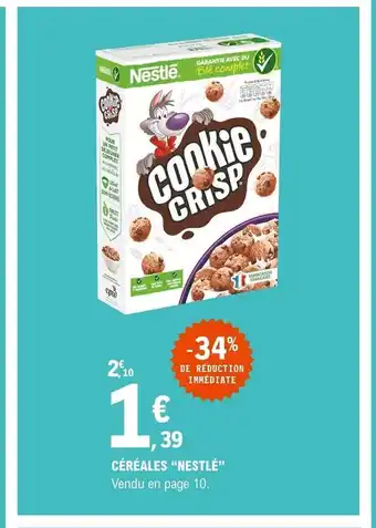 E.Leclerc Express Céréales 'Nestlé" offre