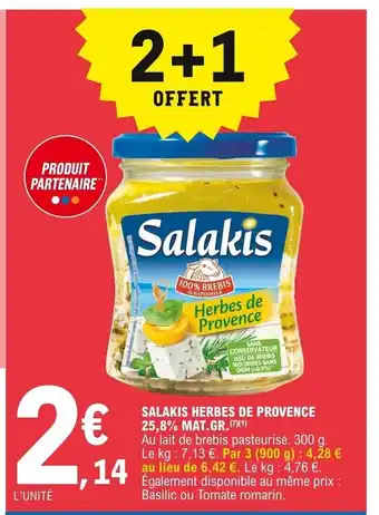 Salakis Herbes De Provence 25,8% Mat.Gr.
