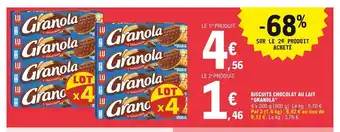 Biscuits Chocolat Au Lait "Granola"