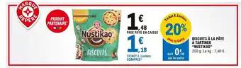 E.Leclerc Express Biscuits À La Pâte À Tartiner "Nustikao" offre