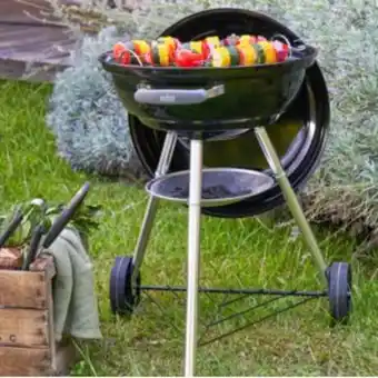 Gamm vert Barbecue charbon weber compact kettle ø47 cm noir offre