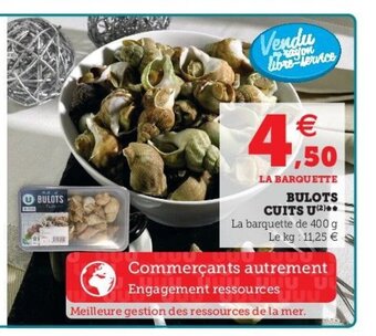 Super U Bulots Cuits U** offre