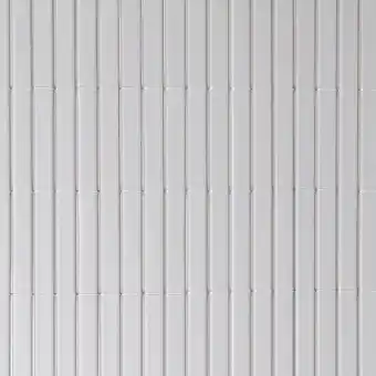 Canisse double face sans attache pvc naterial gris clair, h.150 cm x l.500 cm