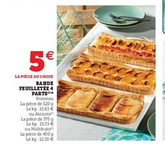 Super U Bande Feuilletée 4 Parts offre