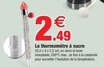 Bazarland Le Thermomètre À Sucre offre