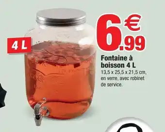 Bazarland Fontaine À Boisson 4 L offre