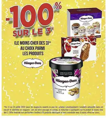 Casino Supermarchés Produits Häagen-dazs offre