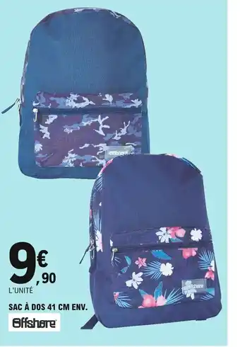 E.Leclerc Sac À Dos 41 cm Env. offre