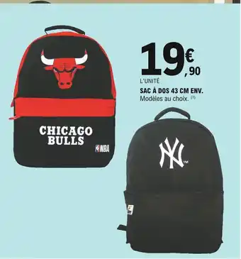 E.Leclerc Sac À Dos 43 cm Env. offre