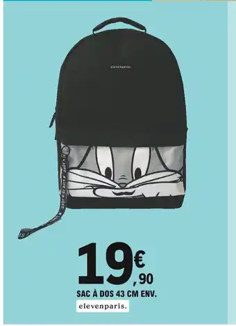 E.Leclerc Sac À Dos 43 cm Env. offre