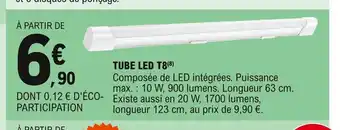 E.Leclerc Tube Led T8 offre