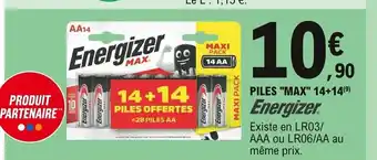 E.Leclerc Piles "Max" 14+14 offre