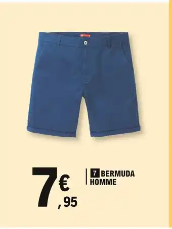 E.Leclerc Bermuda Homme offre