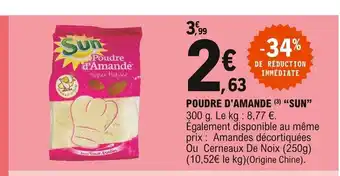 E.Leclerc Poudre D'Amande "Sun" offre