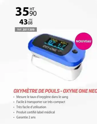 OxymĂštre De Pouls - Oxyne One Neo
