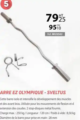 Casal Sport Barre Ez Olympique - Sveltus offre