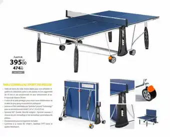 Casal Sport Table Cornilleau Sport 250 Indoor offre