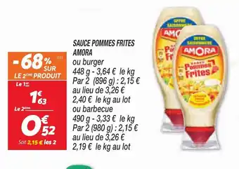 Netto Amora Sauce Pommes Frites offre
