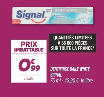 Netto Signal Dentifrice Daily White offre