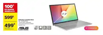 Carrefour ASUS ordinateur portable silver offre