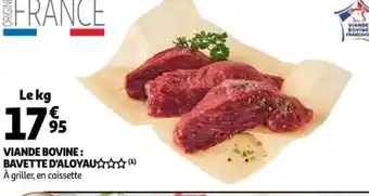 Auchan Supermarché Viande Bovine Bavette D'Aloyau offre