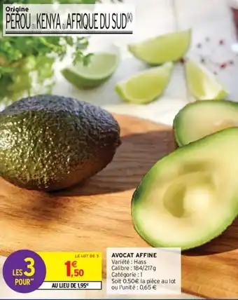 Intermarché Avocat affine offre