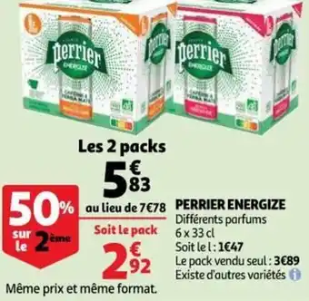 Auchan Supermarché Perrier Energize offre