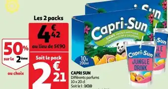 Auchan Supermarché Capri Sun offre