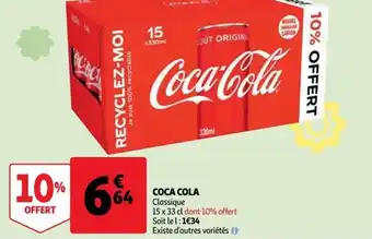 Auchan Supermarché Coca Cola offre