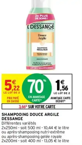 DESSANGE shampooing douce argile