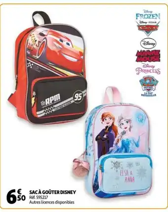 Auchan Sac à goûter Disney offre