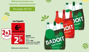Auchan Badoit offre