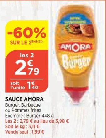 Bi1 Sauce Amora offre