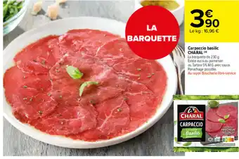 Carrefour Market Carpaccio basilic offre