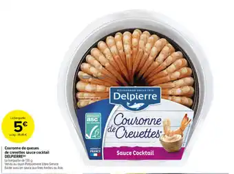 Carrefour Market Couronne de queues de crevettes sauce cocktail offre