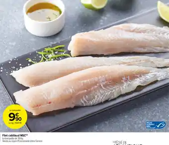 Filet cabillaud MSC