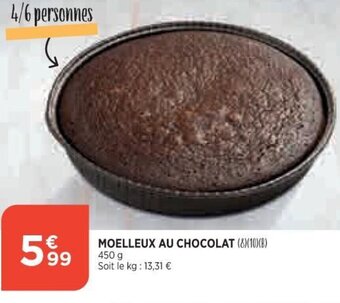 Bi1 Moelleux Au Chocolat offre